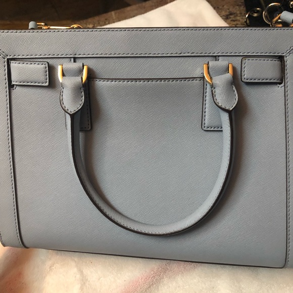 Pale Blue Michael Kors Dillon Satchel/Handbag - Picture 3 of 9